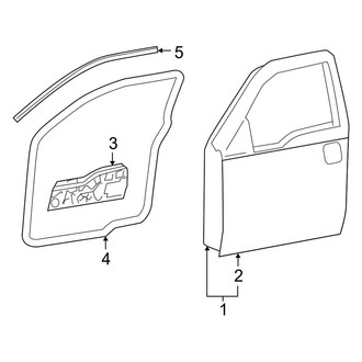 Lincoln OE - Front Door - Door & Components