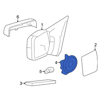 Lincoln OE - Front Door Mirror Drive Motor