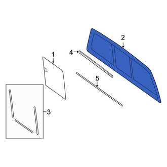 Lincoln OE - Rear Back Glass
