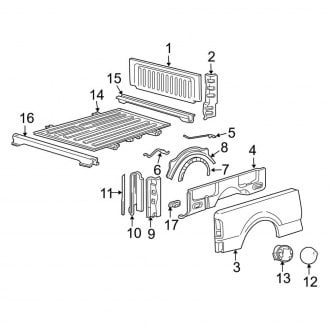 2008 Lincoln Mark Lt OEM Quarter Panels & Parts — CARiD.com