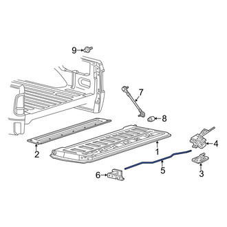 Lincoln OE - Rear Tailgate Latch Rod