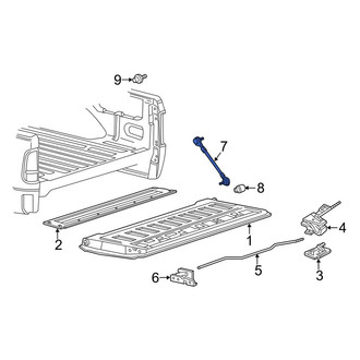 Lincoln OE - Left Tailgate Support Cable