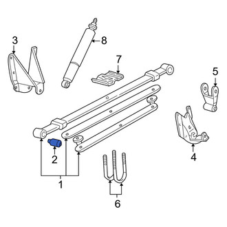Lincoln OE - Rear Leaf Spring Bushing