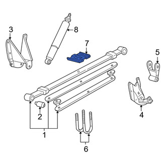 Lincoln OE - Rear Leaf Spring Plate