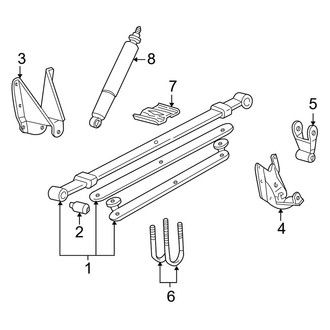 Lincoln OE - Rear Suspension - Suspension Components