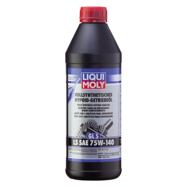 Liqui Moly® - SAE 75W-140 Full Synthetic API GL-5 Hypoid Gear Oil