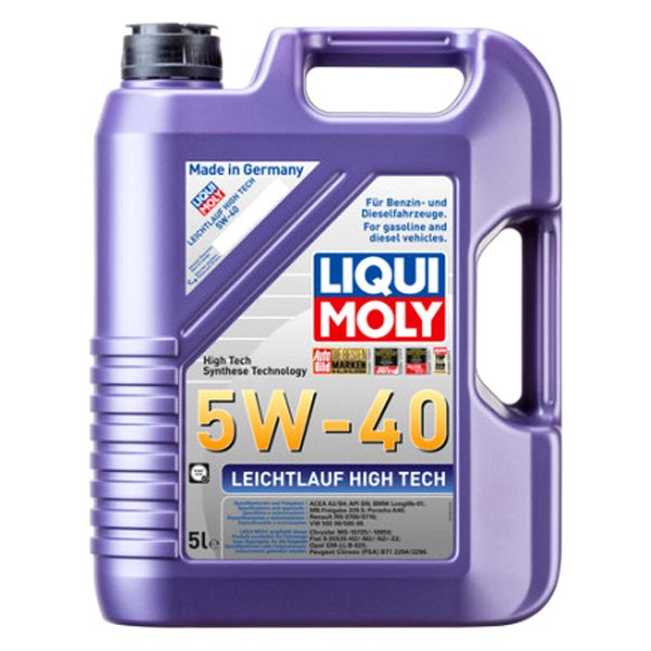 Liqui Moly® - Lecihtlauf High Tech™ SAE 5W-40 Synthetic Motor Oil, 20 Liters (21.13 Quarts)