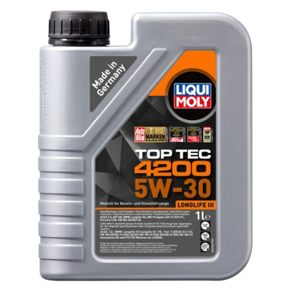 Liqui Moly® - Top Tec™ 4200 SAE 5W-30 Synthetic Motor Oil, 20 Liters (21.13 Quarts)