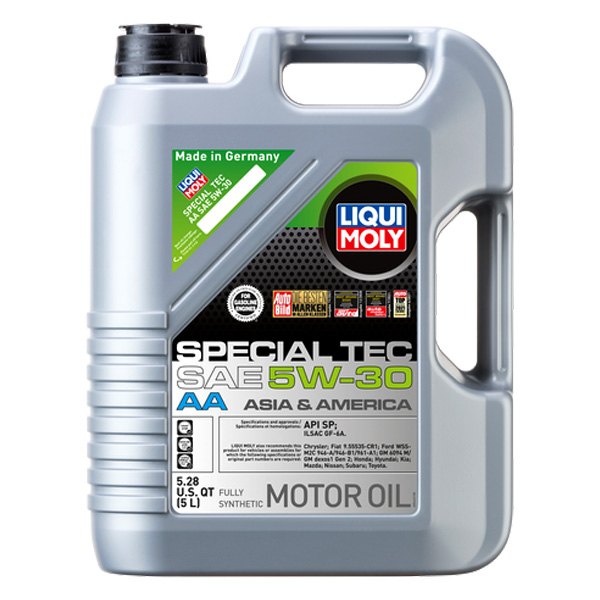 Liqui Moly® - Special Tec™ AA SAE 5W-30 Full Synthetic Motor Oil, 5 Liters (5.28 Quarts)