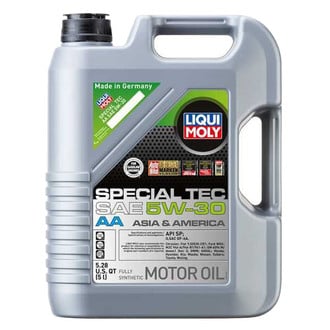 Liqui Moly® - Special Tec™ AA SAE 5W-30 Full Synthetic Motor Oil, 5 Liters (5.28 Quarts)