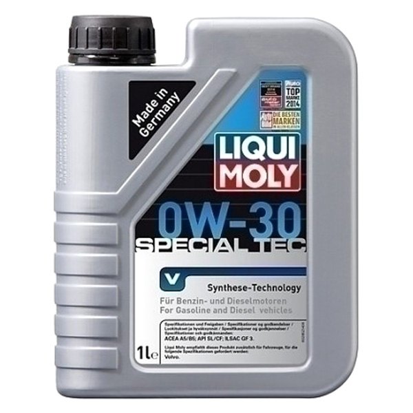 Liqui Moly® - Special Tec™ V SAE 0W-30 Full Synthetic Motor Oil, 1 Liter (1.06 Quarts)