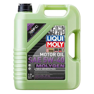 Liqui Moly® - Molygen New Generation™ SAE 5W-40 Synthetic Motor Oil, 5 Liters (5.28 Quarts)