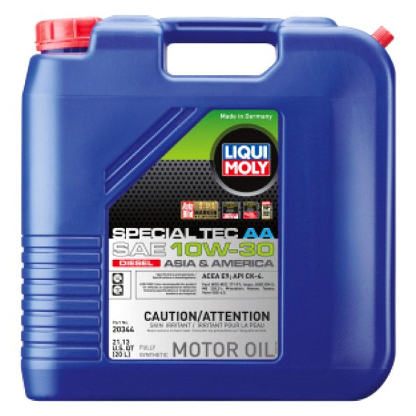 Liqui Moly® - Special Tec AA SAE 10W-30 Full Synthetic Diesel Motor Oil, 20 Liters (21.13 Quarts)
