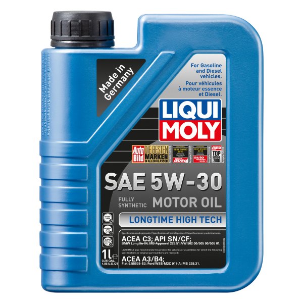 Liqui Moly® - Longtime High Tech™ SAE 5W-30 Synthetic Motor Oil, 1 Liter (1.06 Quarts)
