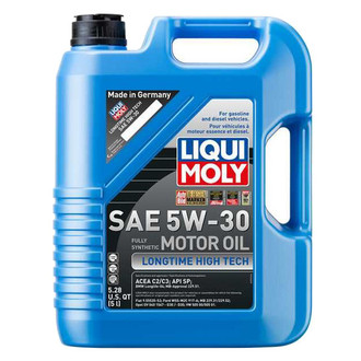 Liqui Moly® - Longtime High Tech™ SAE 5W-30 Synthetic Motor Oil, 5 Liters (5.28 Quarts)