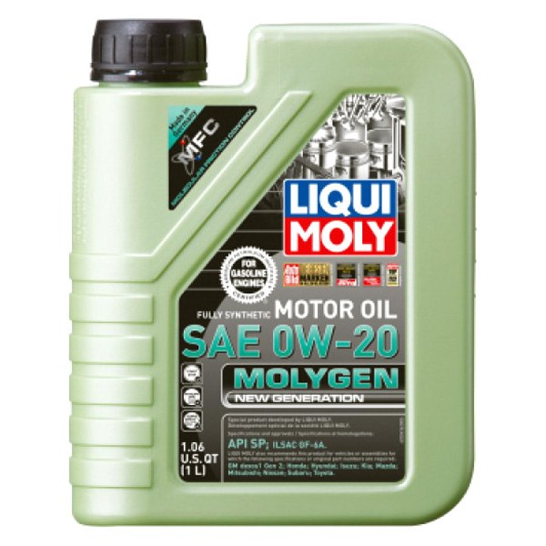 Liqui Moly® - Molygen New Generation SAE 0W-20 Synthetic Motor Oil, 1 Liter (1.06 Quarts)
