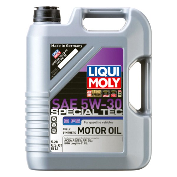 Liqui Moly® - Special Tec B FE SAE 5W-30 Synthetic Motor Oil, 5 Liters (5.28 Quarts)