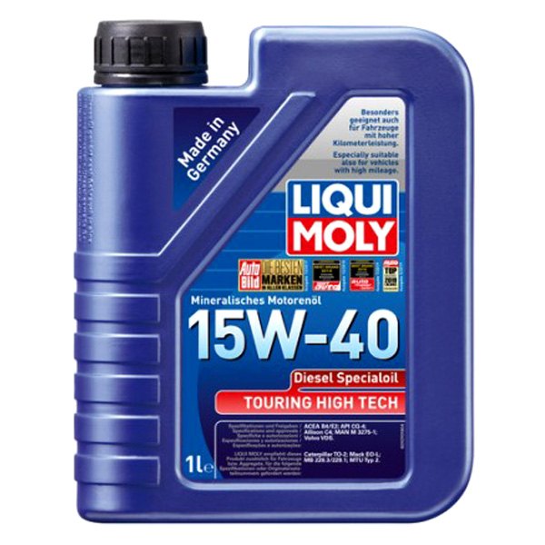 Liqui Moly® - Touring High Tech™ SAE 15W-40 Conventional Motor Oil, 5 Liters (5.28 Quarts)