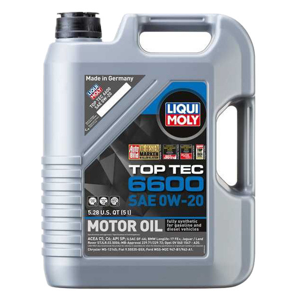 Liqui Moly® 22046 - Top Tec™ 6600 SAE 0W-20 Full Synthetic Motor