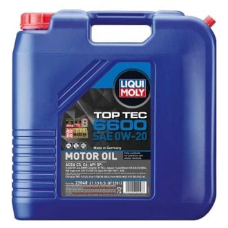 Liqui Moly® - Top Tec™ 6600 SAE 0W-20 Full Synthetic Motor Oil