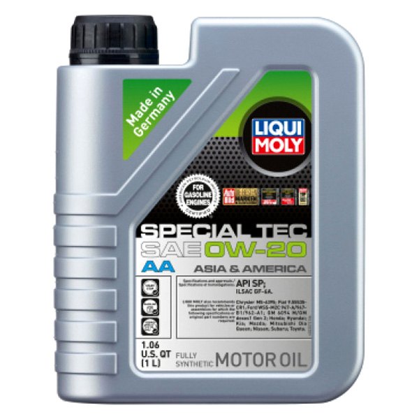 Liqui Moly® - Special Tec™ SAE 0W-20 Full Synthetic Motor Oil, 1 Liter (1.06 Quarts)