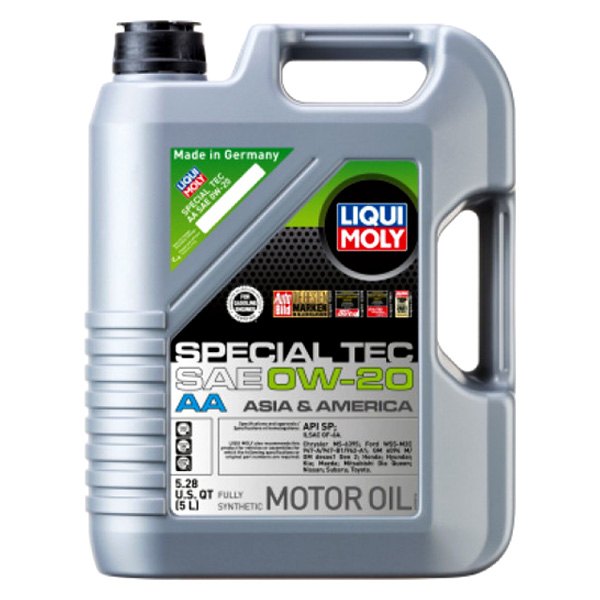 Liqui Moly® - Special Tec™ SAE 0W-20 Full Synthetic Motor Oil, 5 Liters (5.28 Quarts)