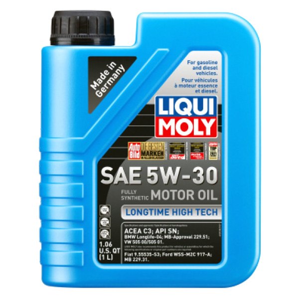 Liqui Moly® - Longtime High Tech™ SAE 5W-30 Full Synthetic Motor Oil, 60 Liters (63.40 Quarts)