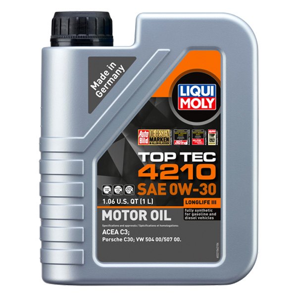 Liqui Moly® - Top Tec™ 4210 SAE 0W-30 Full Synthetic Motor Oil, 1 Liter (1.06 Quarts)