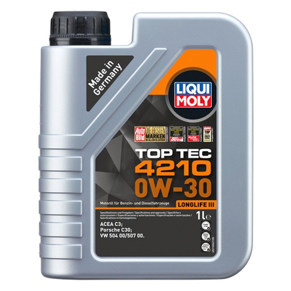 Liqui Moly® - Top Tec 4210™ SAE 0W-30 Full Synthetic Motor Oil, 5 Liters (5.28 Quarts)