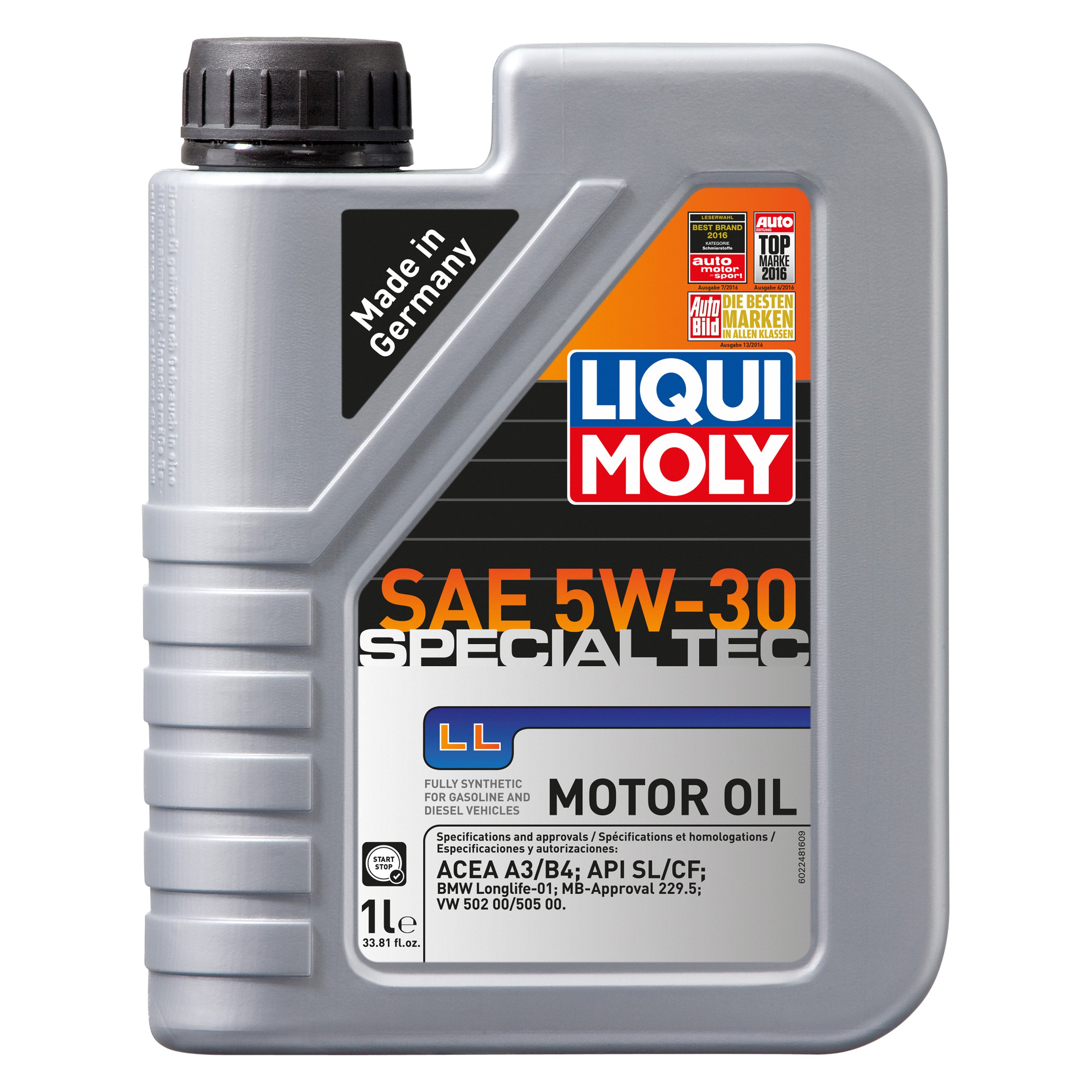 Liqui Moly® - Kia Sportage 2011 Special Tec™ LL SAE 5W-30 Synthetic Motor  Oil