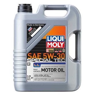 Liqui Moly® - Special Tec™ LL SAE 5W-30 Synthetic Motor Oil, 5 Liters (5.28 Quarts)