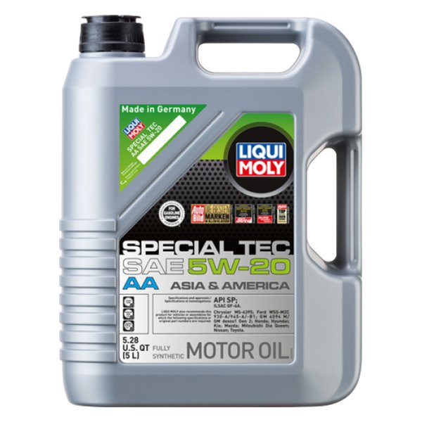 Liqui Moly® - Special Tec™ SAE 5W-20 Full Synthetic Motor Oil, 5 Liters (5.28 Quarts)