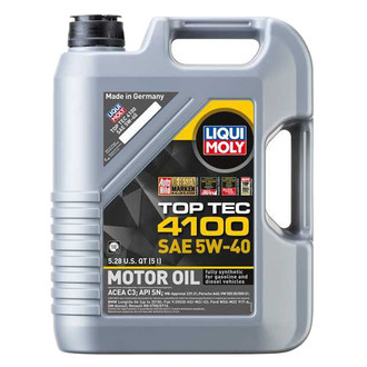 Liqui Moly® - Top Tec™ 4100 SAE 5W-40 Synthetic Motor Oil, 5 Liters (5.28 Quarts)