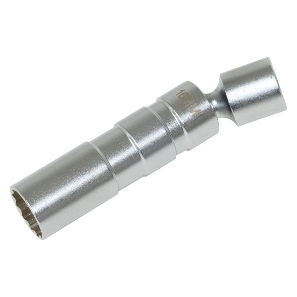 Lisle® - 3/8" Drive 16 mm Swivel 12-Point Thin Walled Magnetic Spark Plug Socket