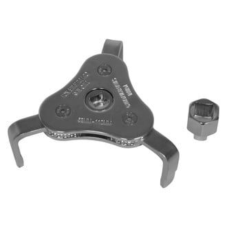 Lisle® - 58 mm to 110 mm 3 Leg Style Oil Filter Wrench with Adapter