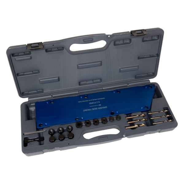Lisle® - 14-piece Manifold Drill Template Kit