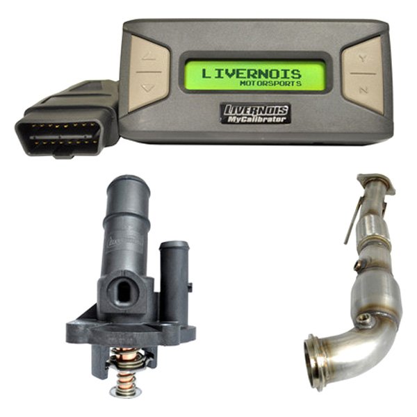 Livernois Motorsports® - MyCalibrator™ Level 2 Tuner Performance Package with Exhaust Pipe and Thermostat with Housing