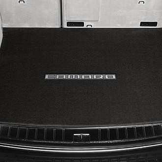 Lloyd® - Ultimat™ Custom Fit Ebony Cargo Mat With Camaro Logo