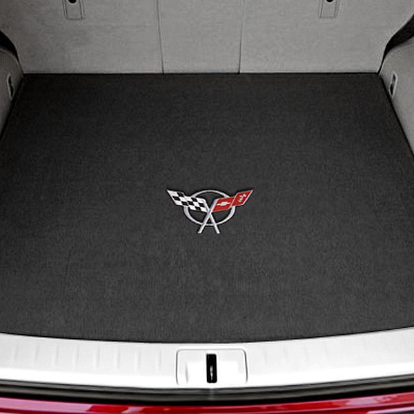 Velourtex™ Custom Fit Black Cargo Mat With C5 Logo by Lloyd®