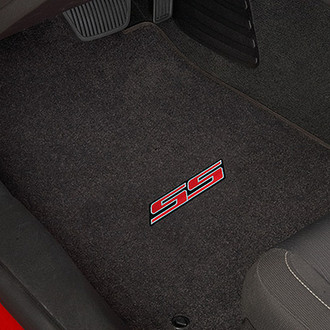 Lloyd® - Ultimat™ Custom Fit 1st Row Ebony Floor Mats With SS Logo