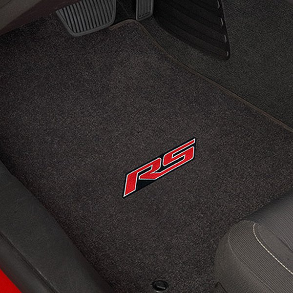 Ultimat™ Custom Fit 1st and 2nd Row Ebony Floor Mats With RS Logo by Lloyd®