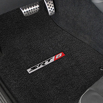 Lloyd® - Ultimat™ Custom Fit 1st and 2nd Row Ebony Floor Mats With SRT8 Logo