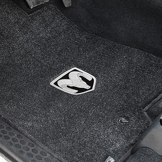 Lloyd® - Ultimat™ Custom Fit 1st Row Dark Slate Floor Mats With Ram Logo