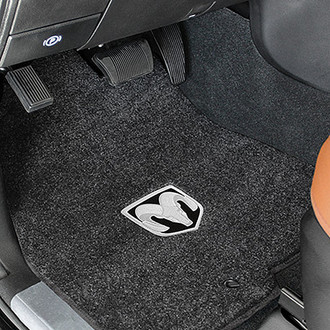 Lloyd® - Ultimat™ Custom Fit 1st Row Dark Slate Floor Mats With Ram Logo