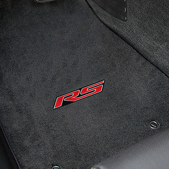 Lloyd® - Velourtex™ Custom Fit 1st Row Ebony Floor Mats With RS Logo
