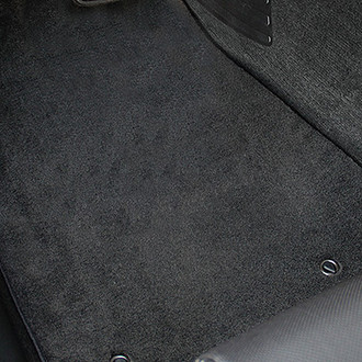 Lloyd® - Velourtex™ Custom Fit 1st and 2nd Row Ebony Floor Mats