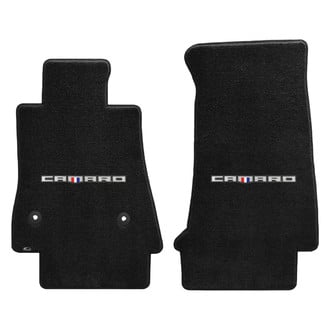Lloyd Mats® - Ultimat™ Custom Fit 1st Row Ebony Floor Mats With Camaro Word Logo