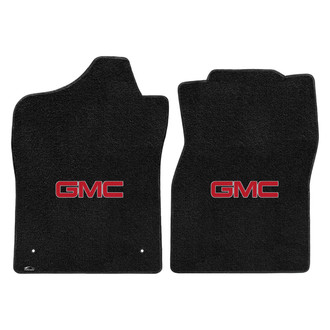 Lloyd Mats® - Ultimat™ Custom Fit 1st Row Ebony Floor Mats With GMC Logo