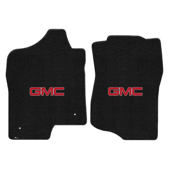 Lloyd Mats® - Ultimat™ Custom Fit 1st Row Ebony Floor Mats With GMC Logo