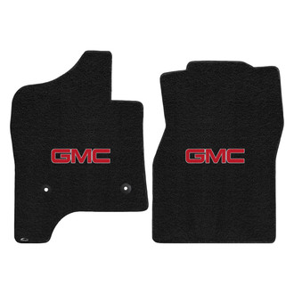 Lloyd Mats® - Ultimat™ Custom Fit 1st Row Ebony Floor Mats With GMC Logo